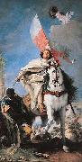 Giovanni Battista Tiepolo St Jacobus defeats the Moors. oil painting artist